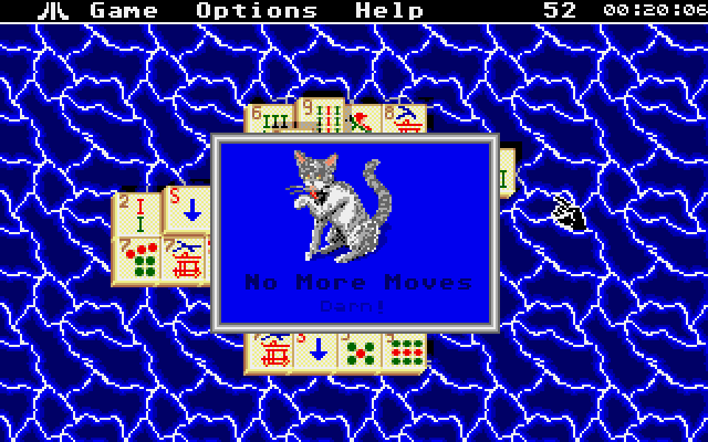 Mah-Jong Solitaire atari screenshot