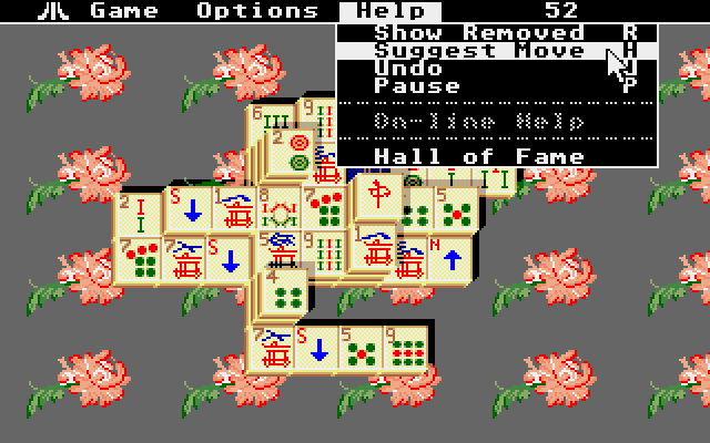 Mah-Jong Solitaire atari screenshot