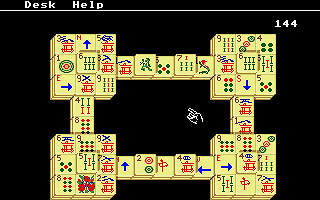Mah-Jong Solitaire atari screenshot