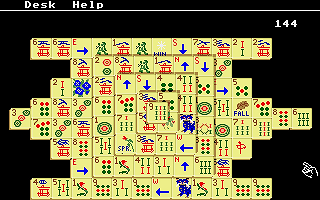 Mah-Jong Solitaire atari screenshot