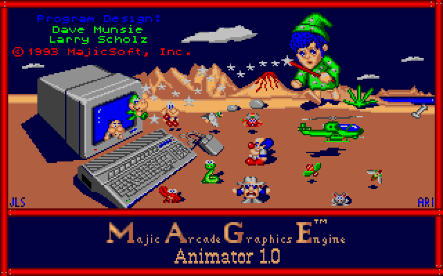 Majic Arcade Graphics Engine (MAGE) atari screenshot