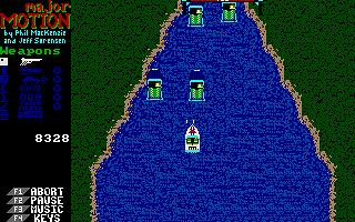 Major Motion atari screenshot