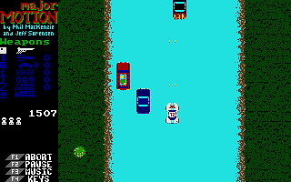 Major Motion atari screenshot