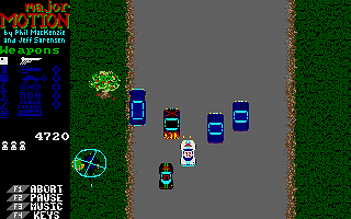 Major Motion atari screenshot