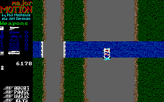 Major Motion atari screenshot