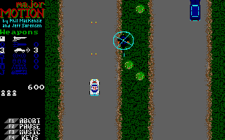 Major Motion atari screenshot