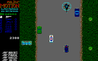 Major Motion atari screenshot