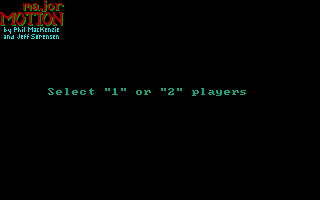 Major Motion atari screenshot