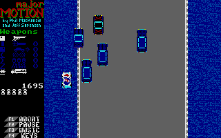 Major Motion atari screenshot