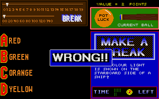 Make a Break atari screenshot