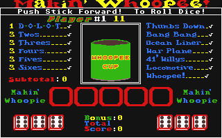 Makin' Whoopee! atari screenshot
