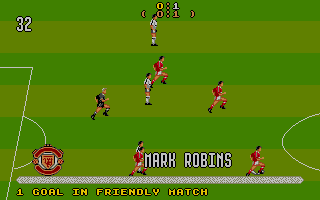 Manchester United Europe atari screenshot