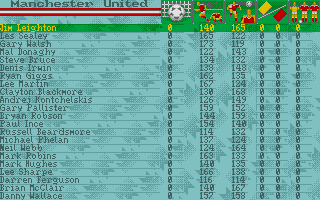 Manchester United Europe atari screenshot