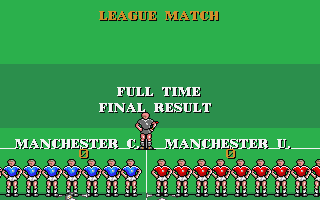 Manchester United atari screenshot