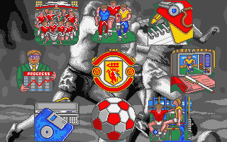 Manchester United atari screenshot