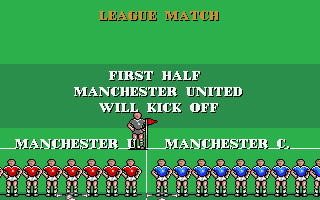Manchester United atari screenshot