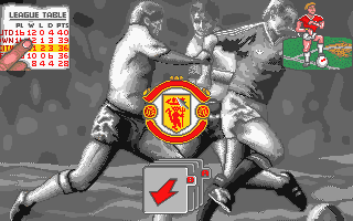 Manchester United atari screenshot