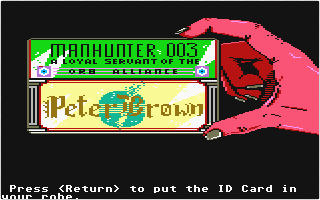 Manhunter II - San Francisco atari screenshot