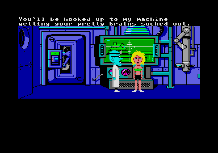 Maniac Mansion atari screenshot