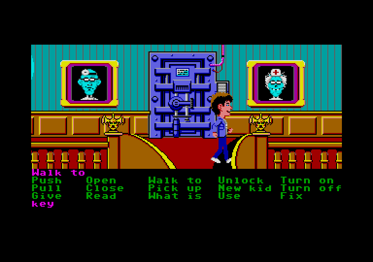 Maniac Mansion atari screenshot