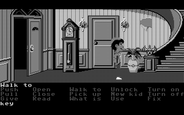 Maniac Mansion atari screenshot