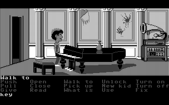 Maniac Mansion atari screenshot