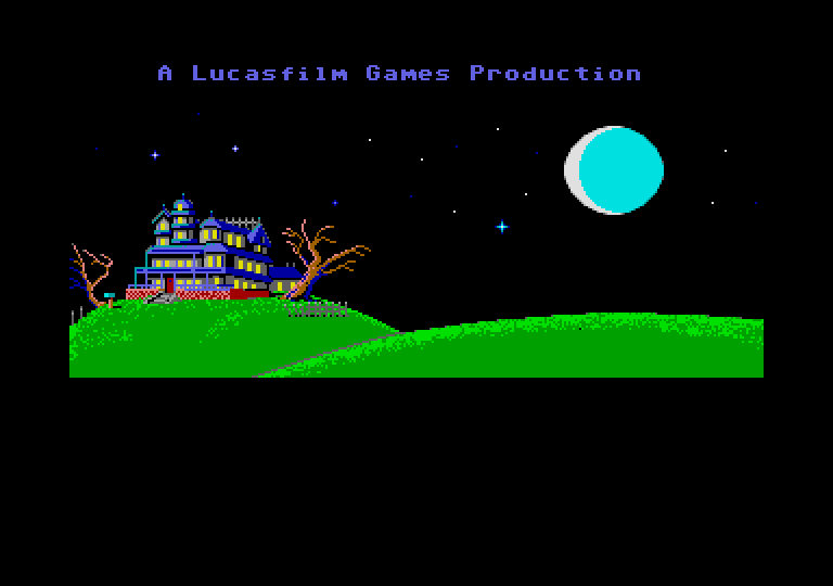Maniac Mansion atari screenshot