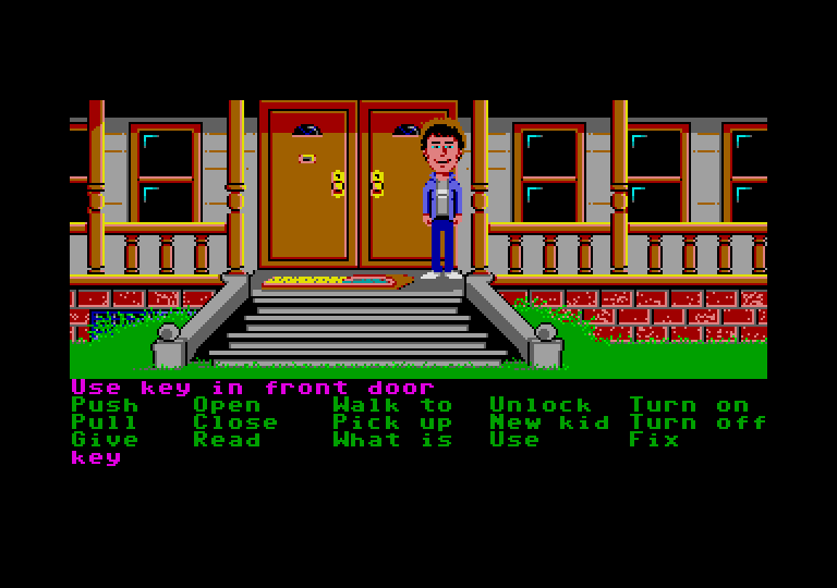 Maniac Mansion atari screenshot