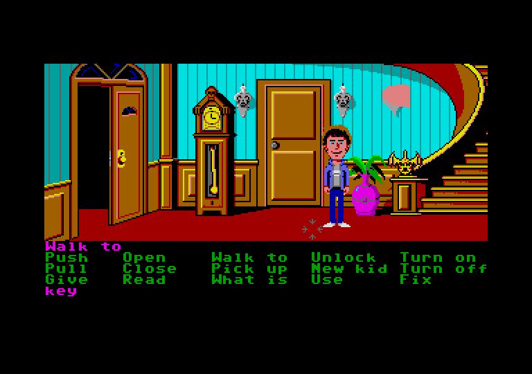 Maniac Mansion atari screenshot