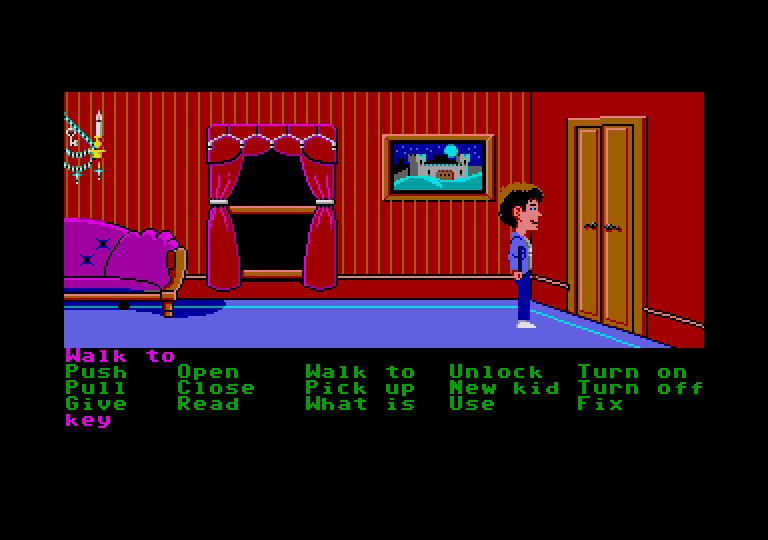 Maniac Mansion atari screenshot