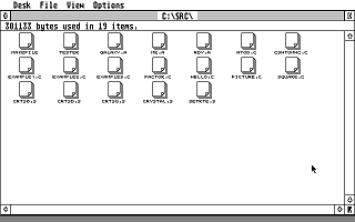Mark Williams C atari screenshot