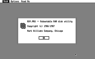 Mark Williams C atari screenshot