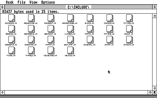 Mark Williams C atari screenshot