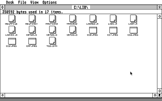 Mark Williams C atari screenshot
