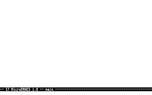 Mark Williams C atari screenshot