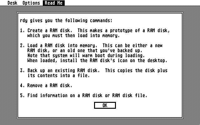 Mark Williams C atari screenshot