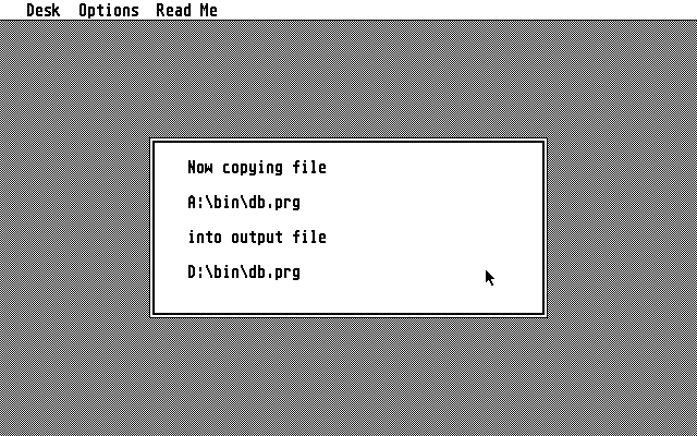Mark Williams C atari screenshot