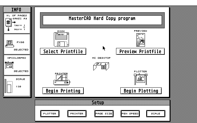 Master CAD atari screenshot
