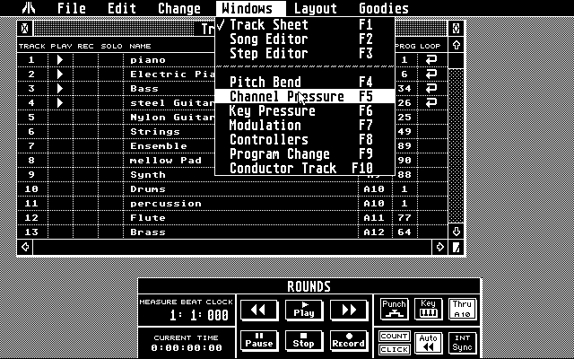 Master Tracks Pro atari screenshot