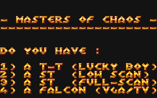 Masters of Chaos — screenshot 1