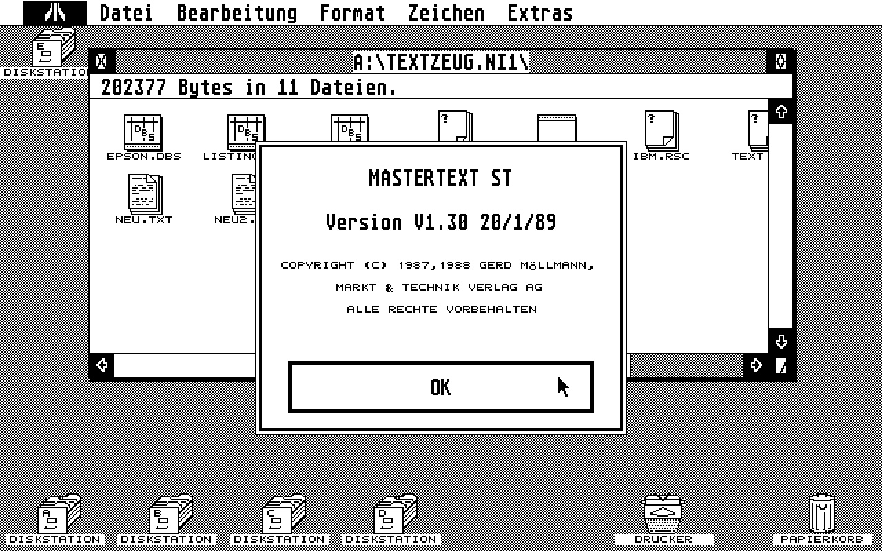 Mastertext ST — screenshot 1