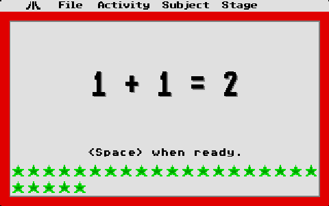 Math Blaster Plus! atari screenshot