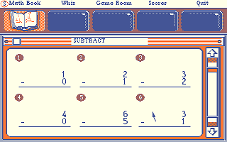 MathTalk Fractions atari screenshot