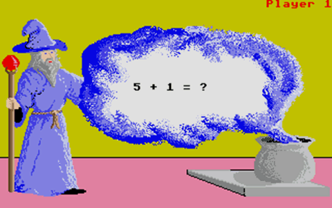 Math Wizard atari screenshot