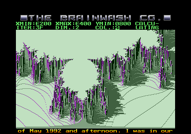 Mathblaster-Demo (The) atari screenshot