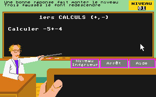 Mathex Collège 6e-5e-4e-3e atari screenshot