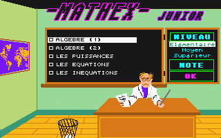 Mathex Junior atari screenshot