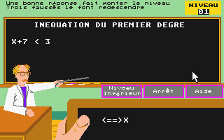 Mathex Junior atari screenshot