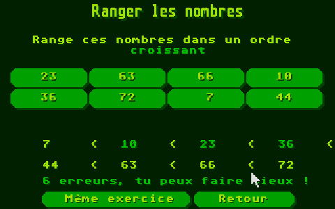 Maths - CE atari screenshot