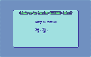 Maths - 54 - Cinquième et Quatrième atari screenshot